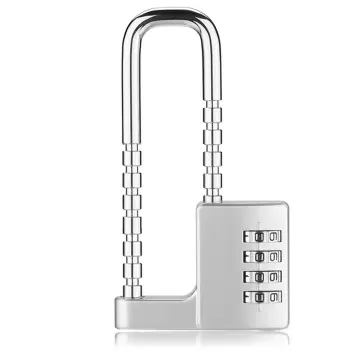 Adjustable Long Shackle Stainless Steel Gym Keyless Padlocks