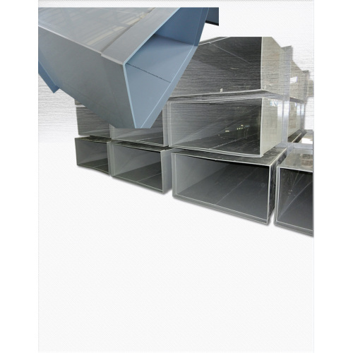 plastic square ventilation pipe PP tubes