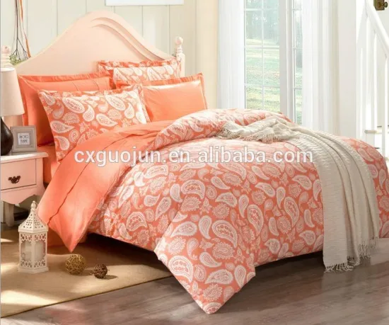 100%polyester pearlescent printing fabric bedsheet