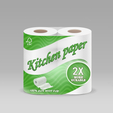 Factory Price 2 Ply Absorbent Kitchen Paper Towels