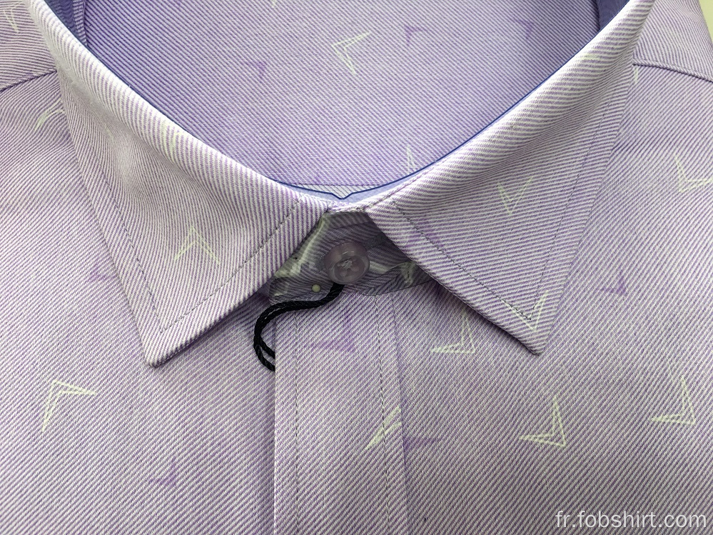 Chemise cravate pour hommes de qualité supérieure