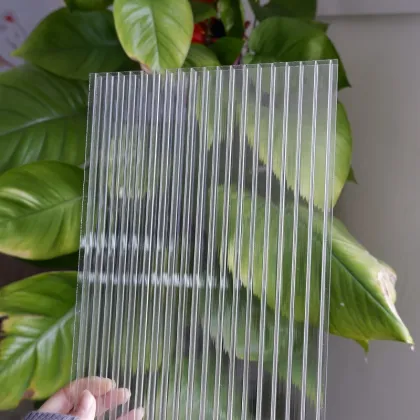 Colored Hollow Polycarbonate Sheets Sunshield Twin Wall Polycarb