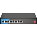 8 port gigabit AF/em interruptores Poe de longa distância