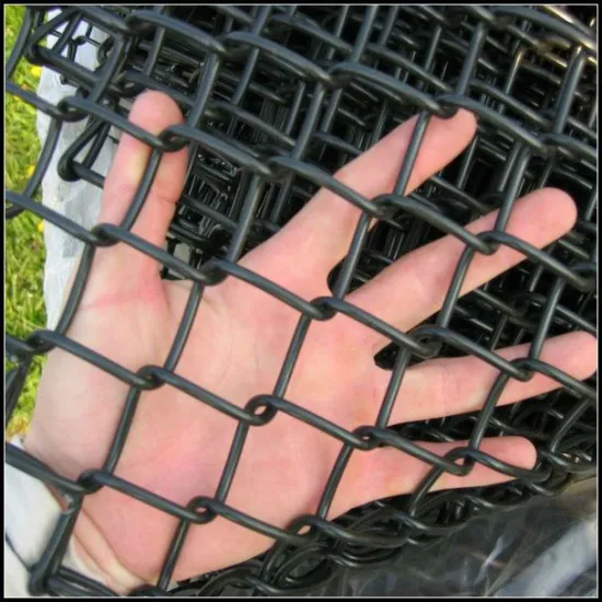 Galvanized and PVC chain link fence system