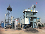 continuous asphalt mixing plant