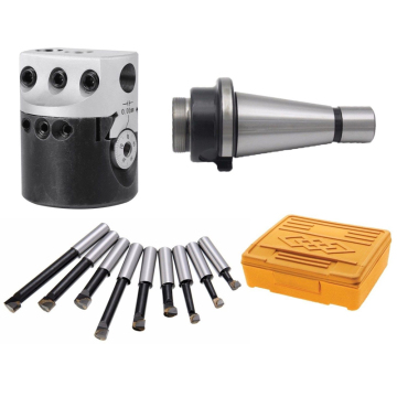 Boring Heads NT40 12mm: NT30 NT40 NT50 ISO30 ISO40 ISO50 Boring Tool Holder Set untuk mesin penggilingan