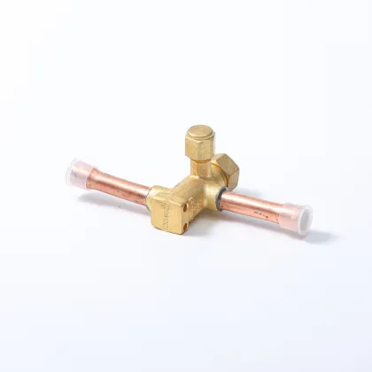 Refrigeration equipment service valve