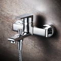 Bathroom Modern Brass Bath Shower Mixer for Installation Explos
