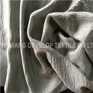 Crinkle Satin Sateen Chiffon Fabric for Garment Fabric (DT5030)