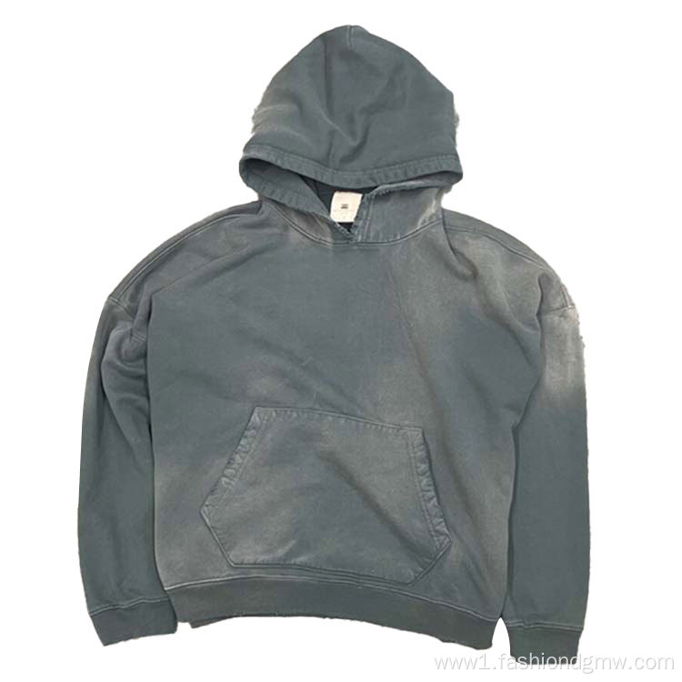 Trendy New Custom Cotton Acid Washed Hoodies