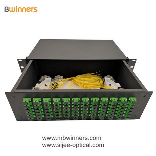 3U 72 Cores SC Fiber Optic Termination Box Patch Panel