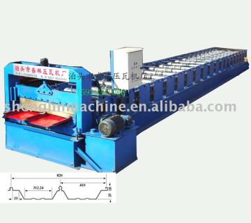 High quality joint hidden roof roll forming machines china
