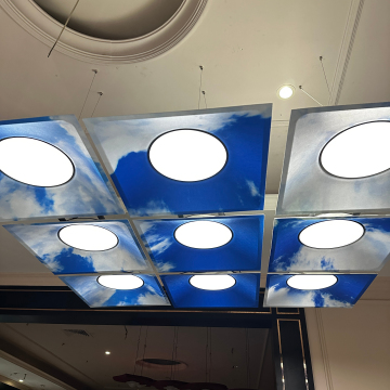 ECOJAS 600x600 LED Pendant Light: Modern Design, Sound Absorbing, Environmental Protection