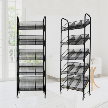 Multi-purpose Supermarket Flooring Stand Metal Wire Display Rack