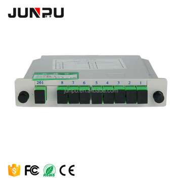 Fiber SC APC PLC Splitter Optic 1x8 Cassette