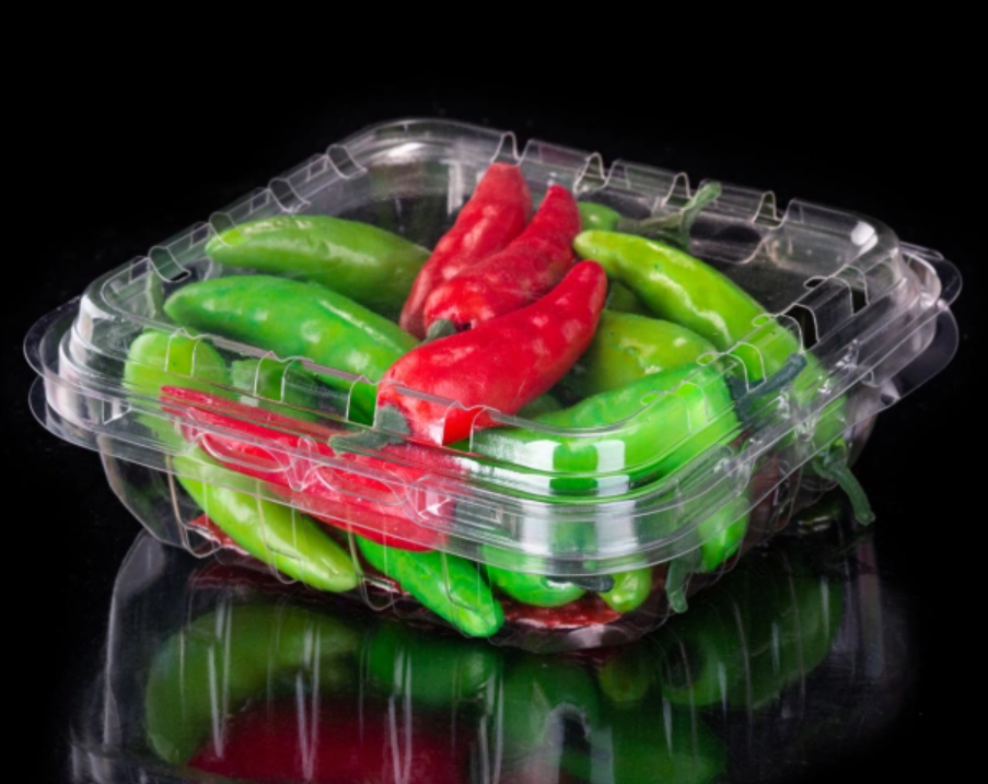 Boîte en plastique pour emballage de légumes