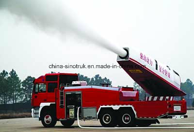 Hochwertige HOWO Air Turbine Fire Fight Trucks Feuer Pumpe Fire Engine mit 16m-70m Höhe