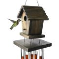 Bamboo Wooden Birdhouse Wind Chimes