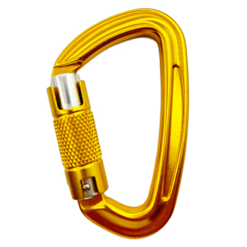 Duty Duty 26KN Snap Hook D Shape 7075 Clip Carabiner da campeggio in alluminio per l'arrampicata