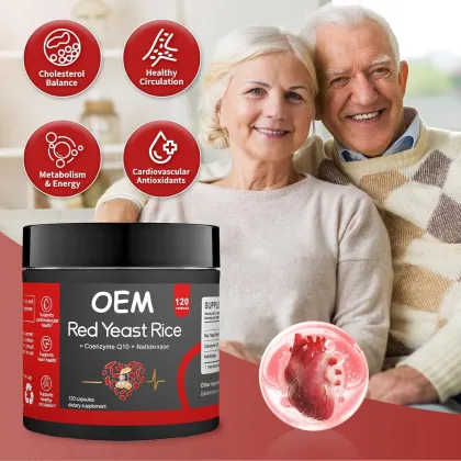 OEM Red Yeast Rice Capsule with Nattokinase & CoQ10