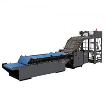 TMB-lift-down semi automatic vacuum flute laminator machine