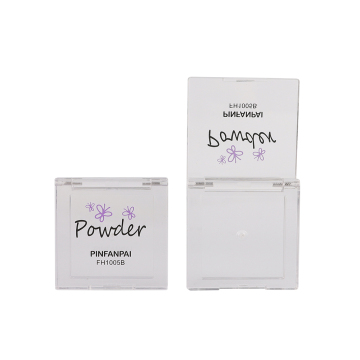 Wholesale Cosmetic Square Plastic Makeup Container - Empty Pressed Compact Loose Powder Case