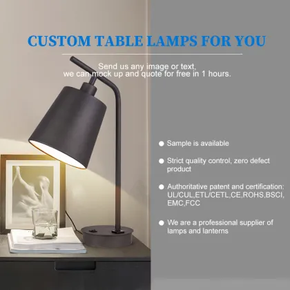 High Quality OEM ODM Custom Bedroom Bedside LED Table Lamp