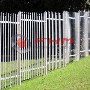 Cerca de metal palisade para jardín