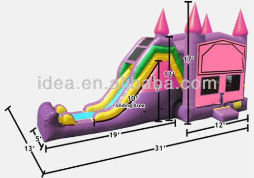 2013 new design inflatable princess combo NC028
