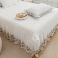 Wholesale New Style Ice Lace Mat BedSkirt set