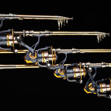 Ensemble de canne à pêche en carbone télescopique portable 2,1 m-3,6 m Nouvel Pesca