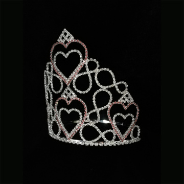 Corona del desfile del día de San Valentín de la tiara del corazón de las fiestas