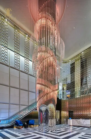 Large foyer chandelier ceiling pendant light