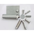 Sinterlenmiş metal filtre elemanı tel örgü polyester filtrasyon
