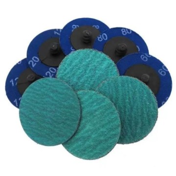 Discos abrasivos de circonio de cambio rápido para metal