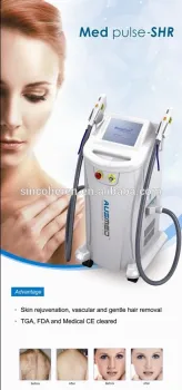 3th generation shr IPL hair removal machine portable handle for easy treatment elecktro epilation