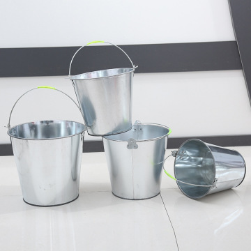 Customized Galvanized Metal Trash Can for Fire Safety