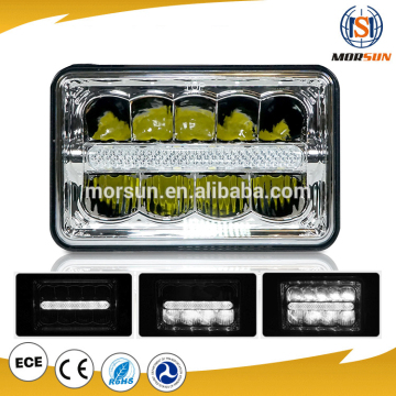 4x6 White LED Angel Eye Headlight led headlight for 4x4 offroad Truck