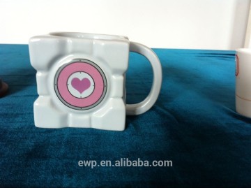Ceramic cup with handle