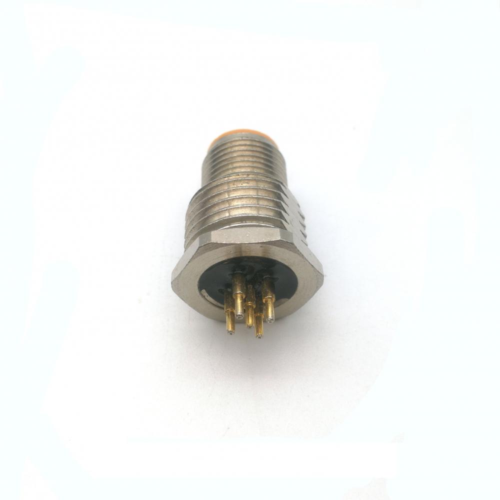 M12 plate connector after installation