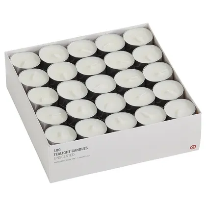 white tea light candles