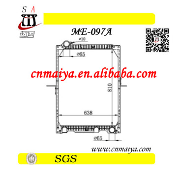 6525011601 autoparts for car radiator