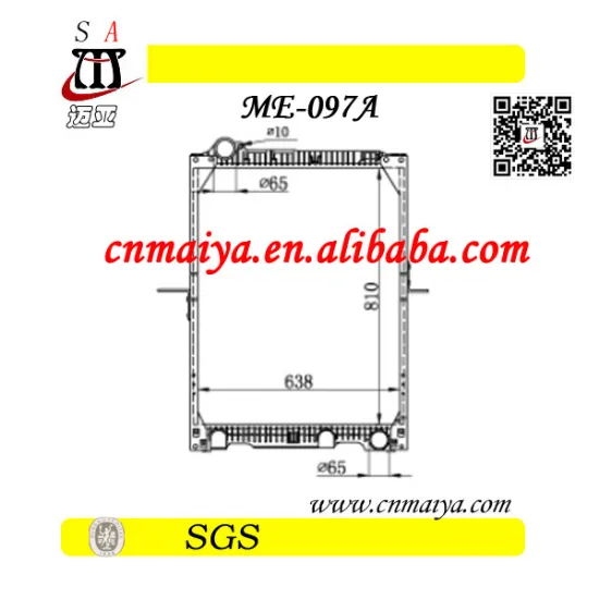 6525011601 autoparts for car radiator