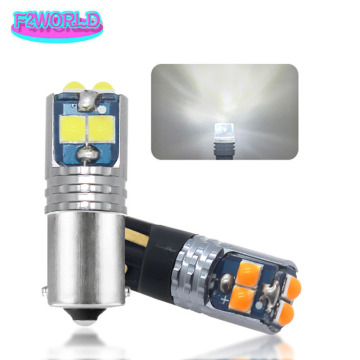 Super Bright CANBUS T10 LED Parking Lamp - No Error 6SMD Amber Yellow White Interior Light