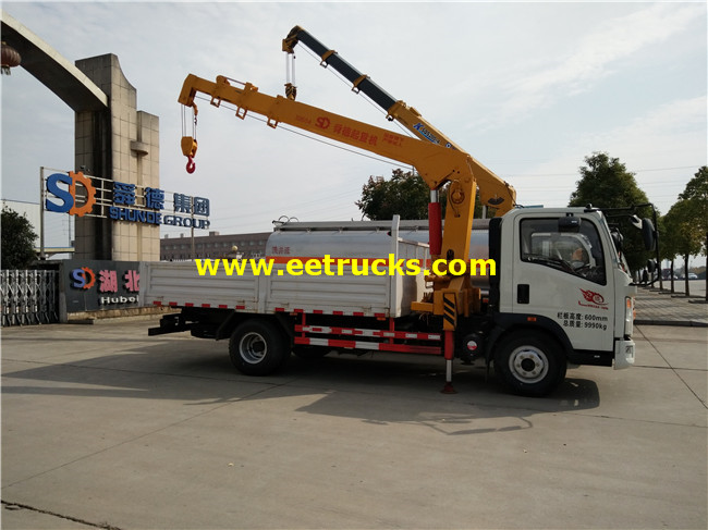 HOWO Truck Mounted Articulating Cranes