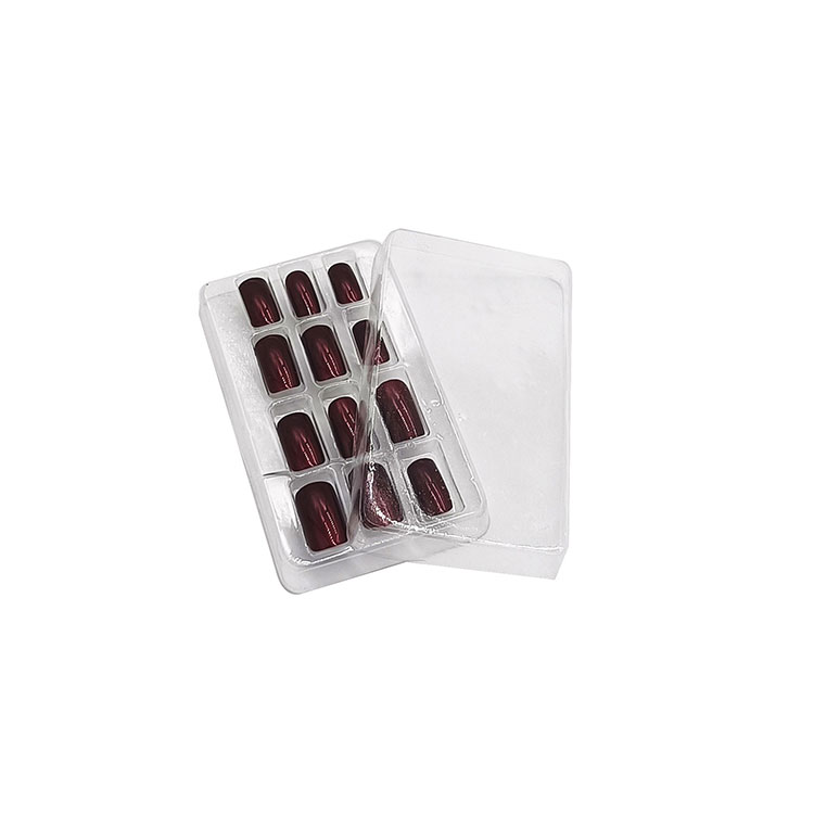 Cosmetic Clear Box False Nail Blister Pack Tray