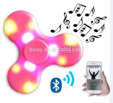 Shenzhen factory promotional gift items new 2017 fidget spinner in store with light and music fidget spinner batman led