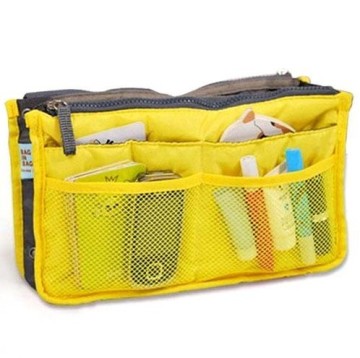 Trip Dual Storage Organizer Pouch Bag Handbag Tote Insert Purse