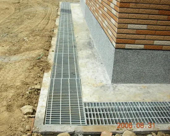 galvanized press-locked steel bar grating