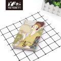 Flower story style cute metal cover notebook